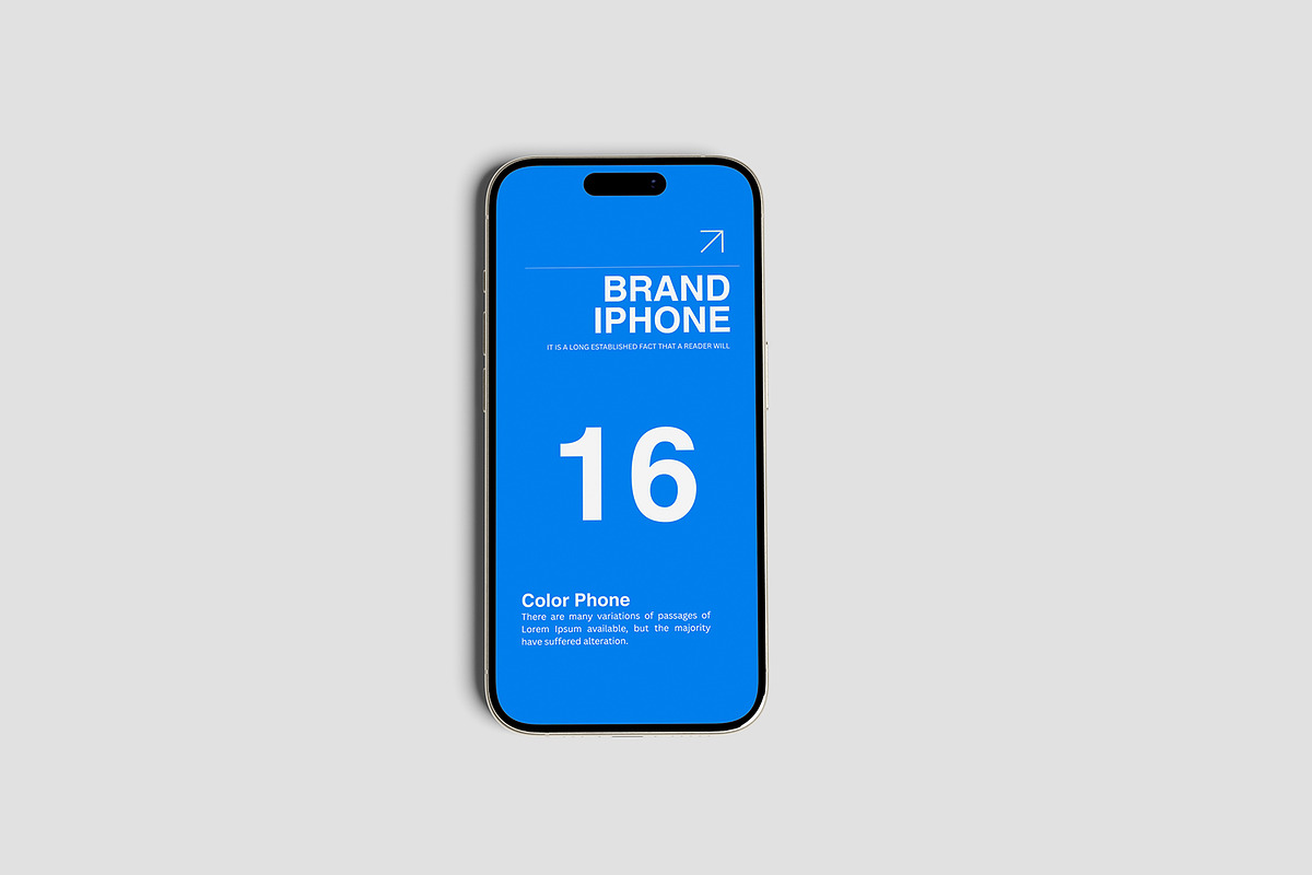 iPhone 16 Pro Mockup, an iPhone Mockup by seramoe (Photo 2 of 5)