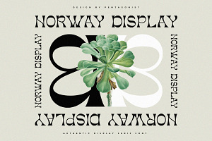 Norway Authentic Display Typeface