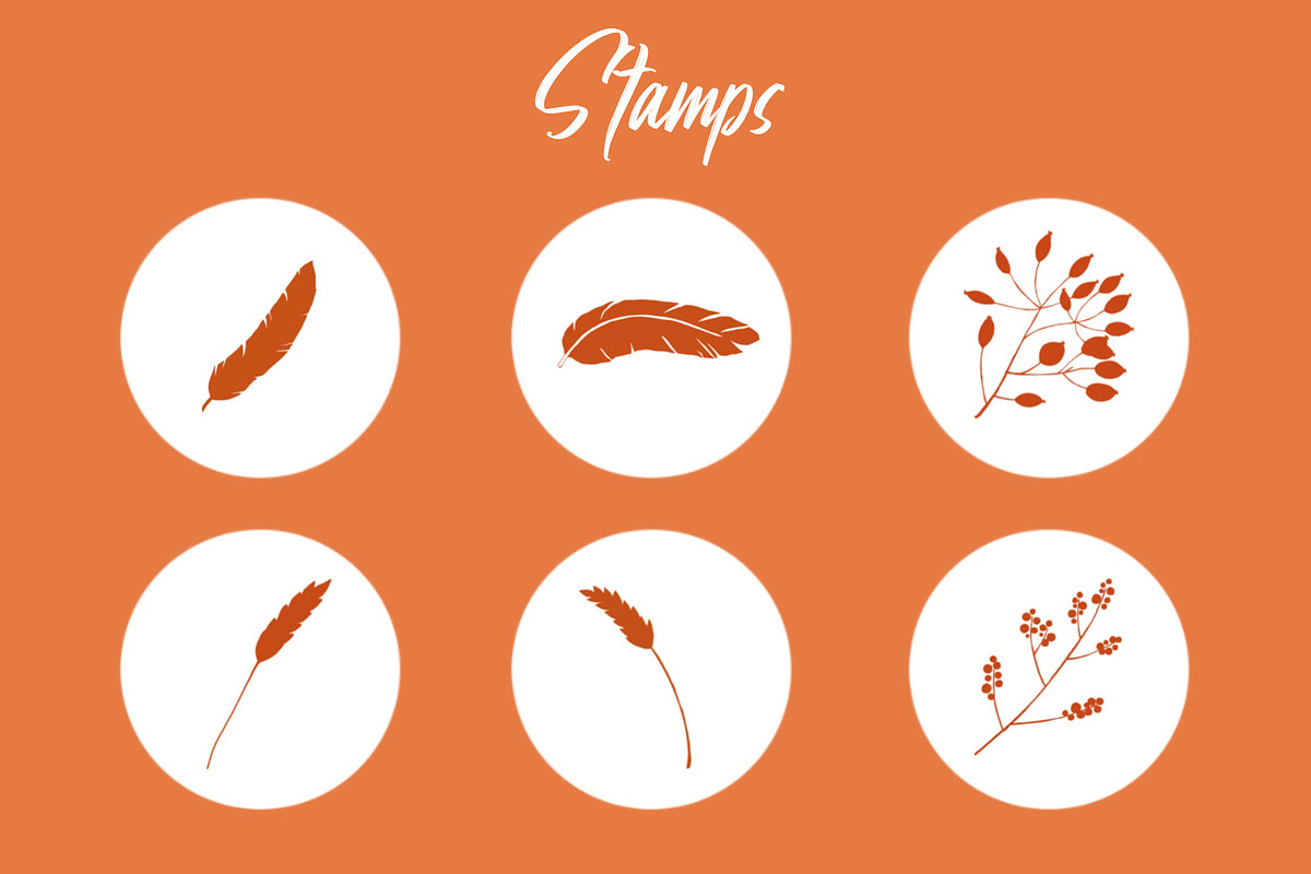 Autumn Brush set for Procreate, a Brush Add-On by Littlefield Design (Photo 8 of 16)