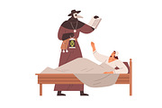 Daily life of medieval people set, a Person Illustration by Good Studio (Thumbnail 5 of 11)