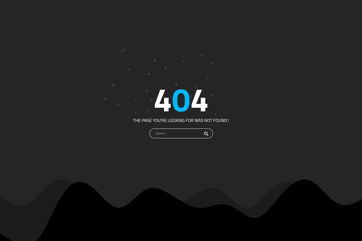 Material Design 404 Page [HTML], a HTML Template by Saif71 - Shop (Photo 4 of 8)