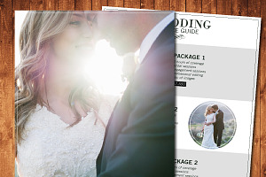 photography pricing template 