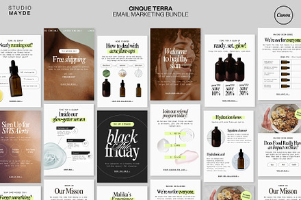 CINQUE TERRA | Email Template Bundle, an Email Template by Studio Mayde
