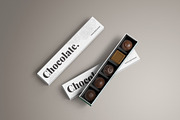 Long Rectangle Chocolate Box Mockup, a Packaging Mockup by Sheikhadesign (Thumbnail 9 of 12)