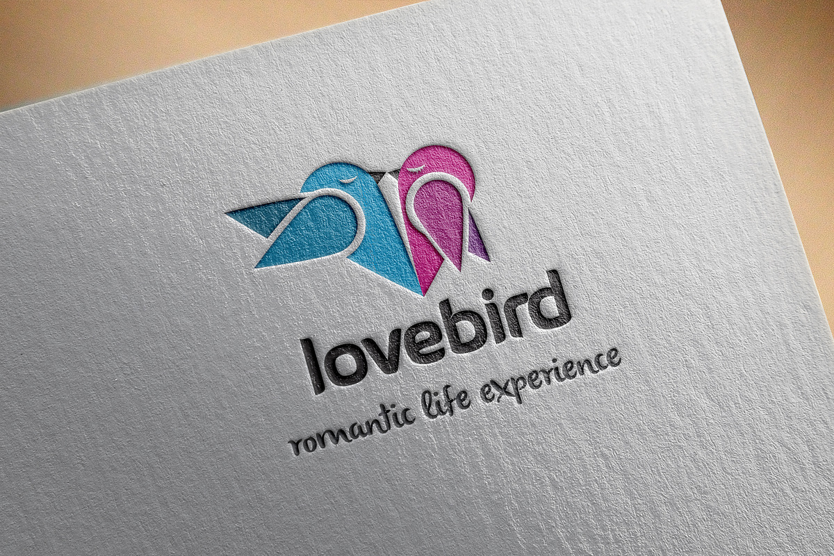 Love Bird Logo, a Branding & Logo Template by GladicMonster (Photo 1 of 7)