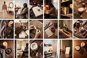 60 Walnut Home Office Stock Photos, a Business Photo by Selenique Studio (Thumbnail 9 of 9)