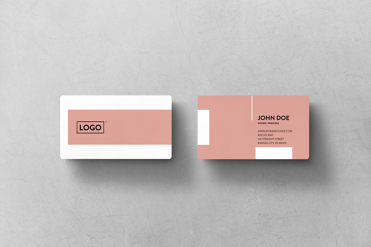Rounded Business Card Mockup, a Print Template by Brian White Design Goods (Photo 4 of 4)