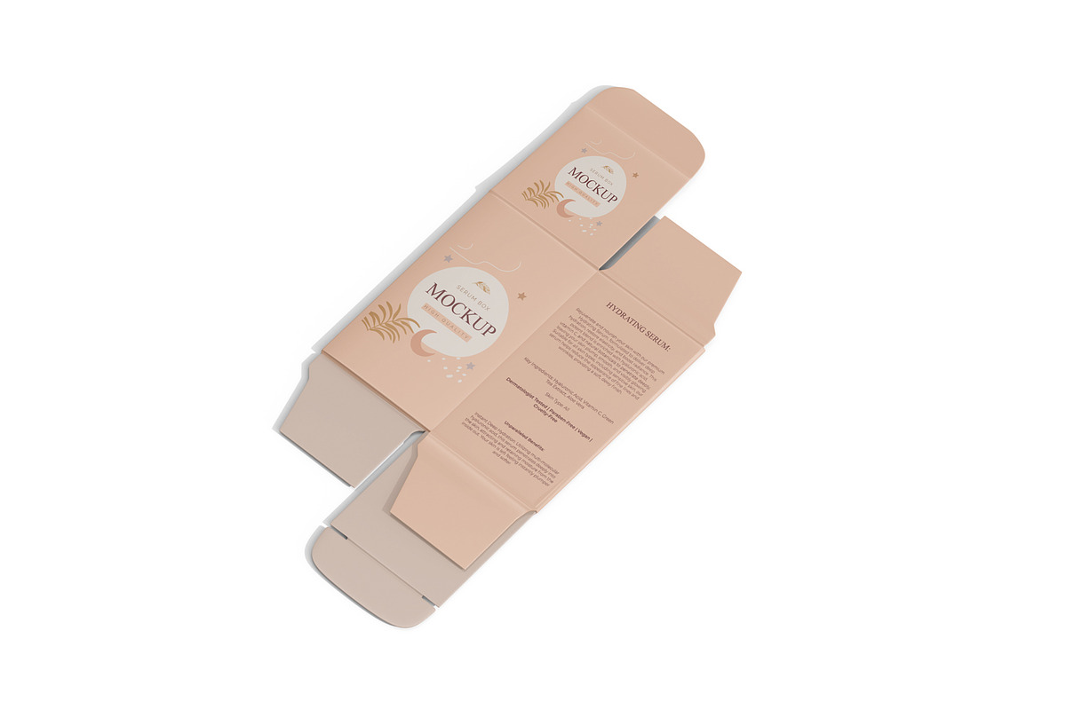 Unfolded Box Packaging Mockup, a Packaging Mockup by Ram Studio LLC (Photo 8 of 16)