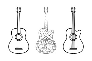 Guitar line set