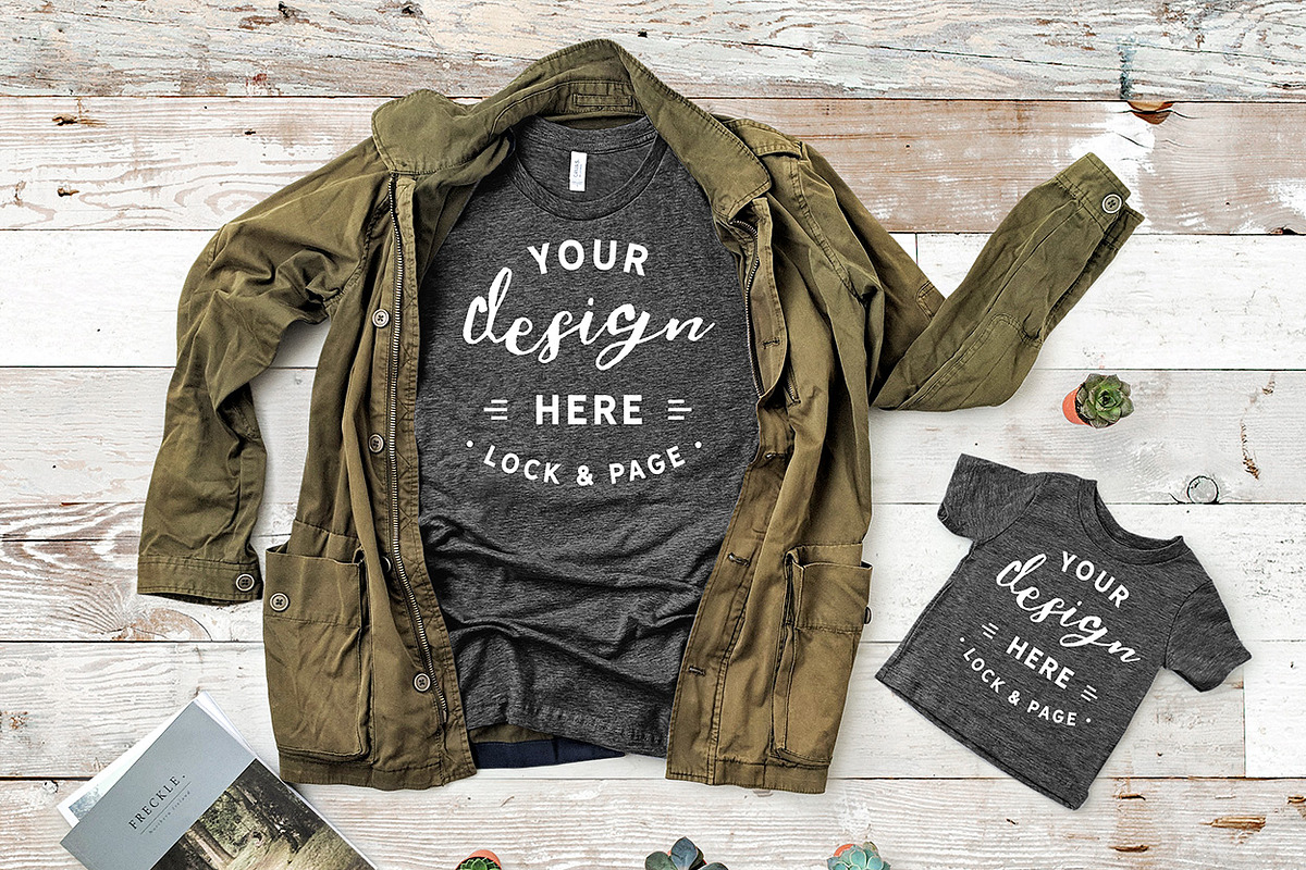 T-Shirt Mockup Bundle Bella Canvas, a Shirt Mockup by lock and page (Photo 21 of 71)