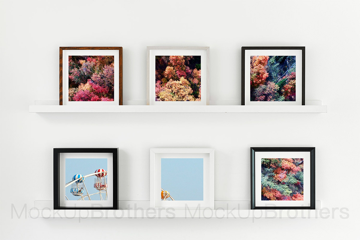 Square frame mockup mock up 07, a Print Template by MockUpBrothers (Photo 4 of 6)