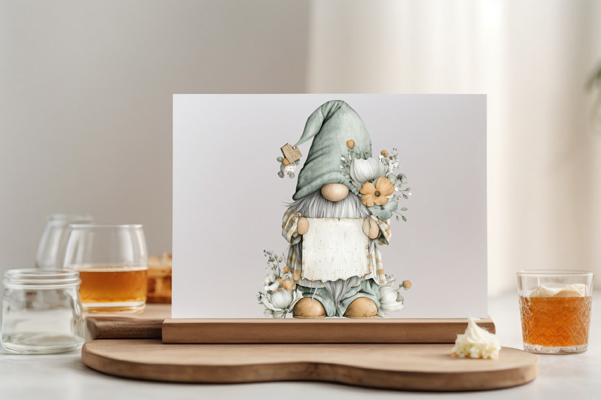 Whimsical Spring Gnome Clipart Bundl, an Illustration by SVGArt (Photo 5 of 9)