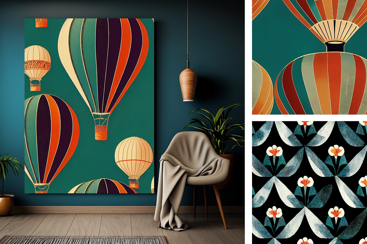 Seamless Vintage Art Deco Pattern, a Pattern Graphic by ARTOZEN DIGITAL