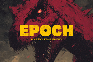 Epoch Typeface, a Font by Tugcu Design Co.
