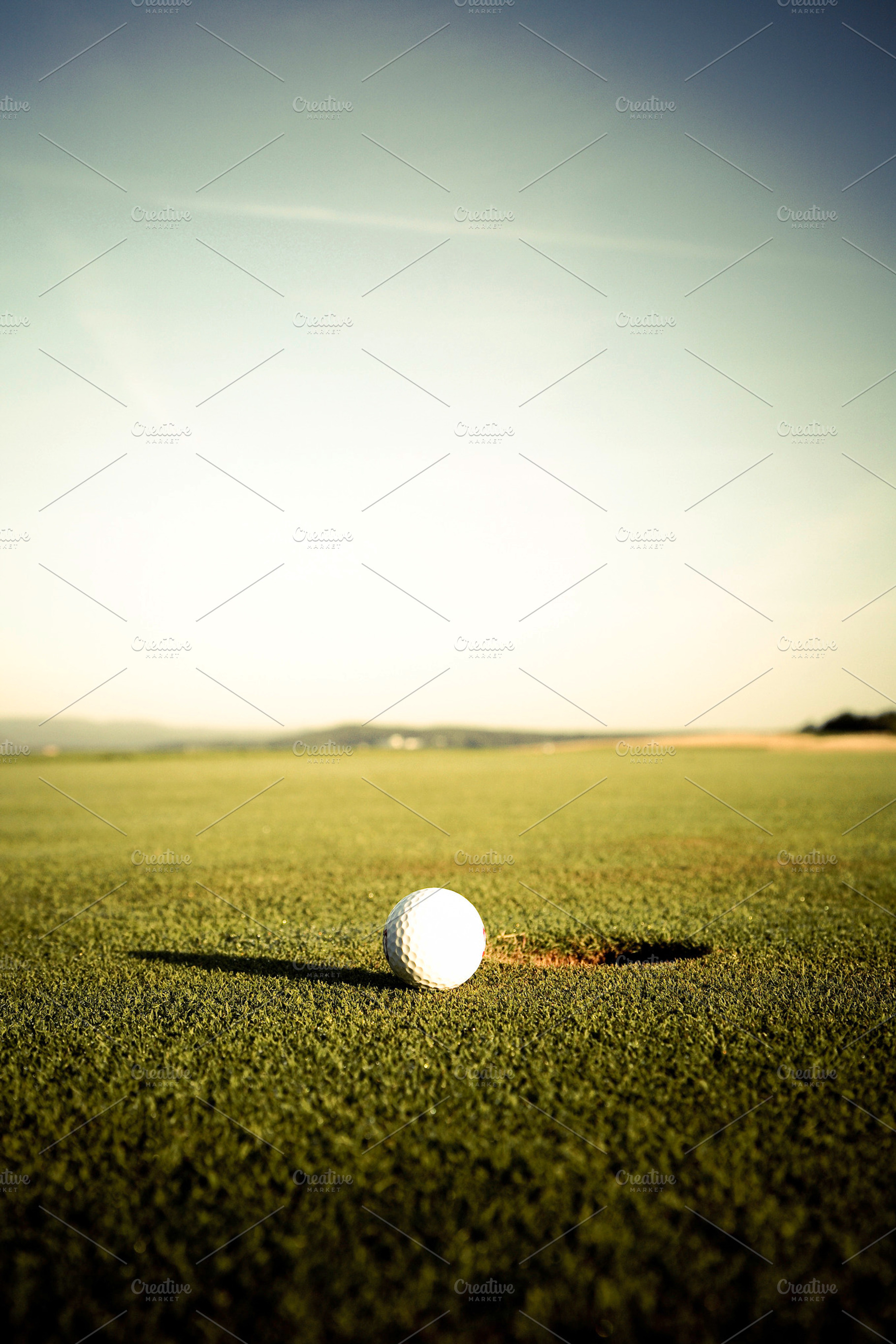 Golf stock photo containing golf and whole