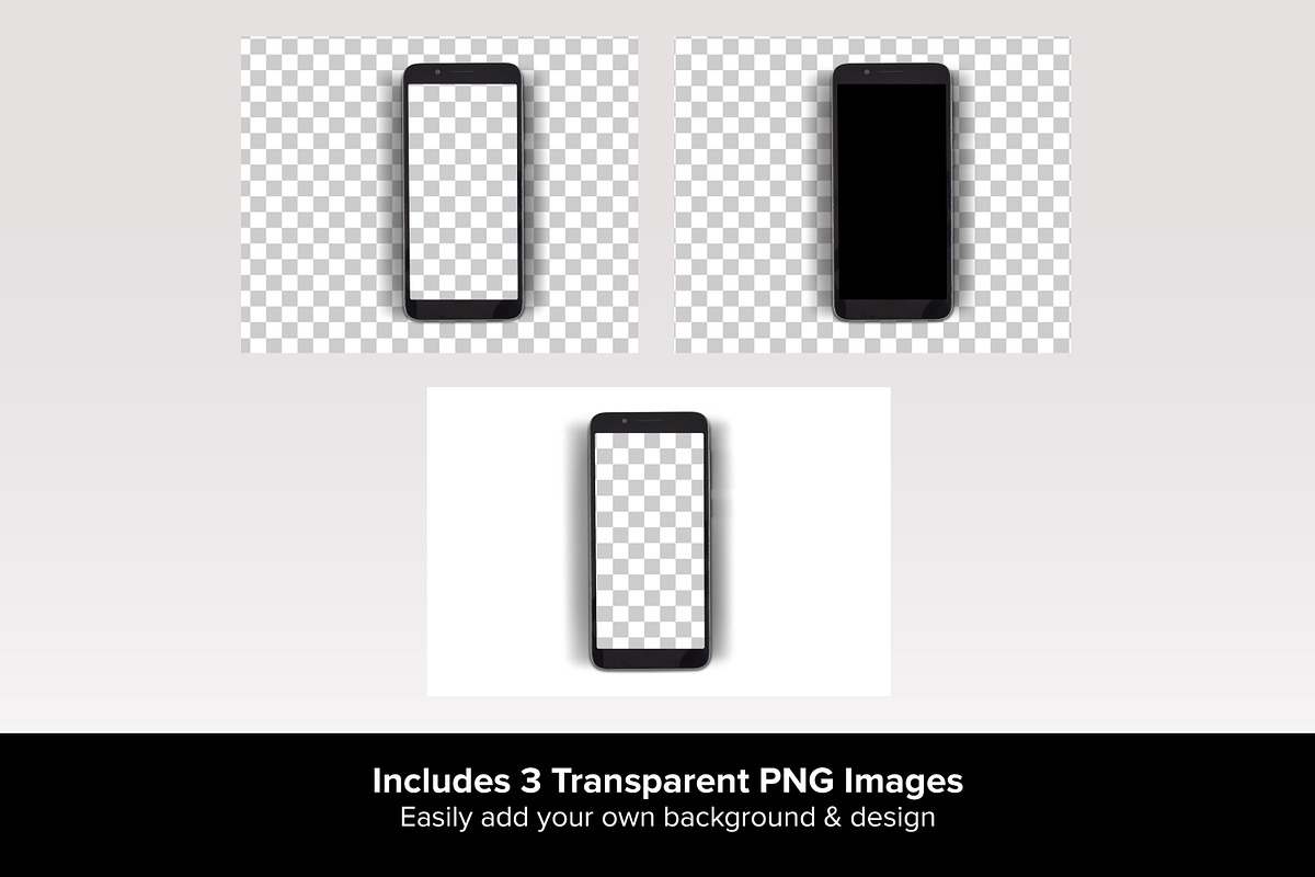 Smart Phone Mockup - PSD, PNG & JPG, a Merchandise Mockup by MelissaBMockups (Photo 6 of 7)