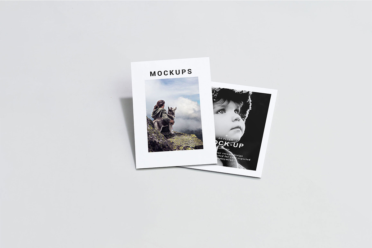 A4 Flyer Mockups Template, a Print Template by Orlin (Photo 6 of 10)