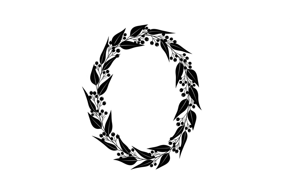 Floral Oval Wreath SVG Bundle, an Illustration by yasushie (Photo 23 of 31)