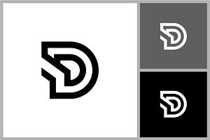 Modern Letter D Logo Icon, a Branding & Logo Template by quadrazo