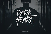 Dark Heart Brush font + Extras, a Script Font by VP Fonts (Thumbnail 1 of 9)