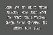 Christmas Lights Font, a Script Font by Coco Bloom (Thumbnail 5 of 7)