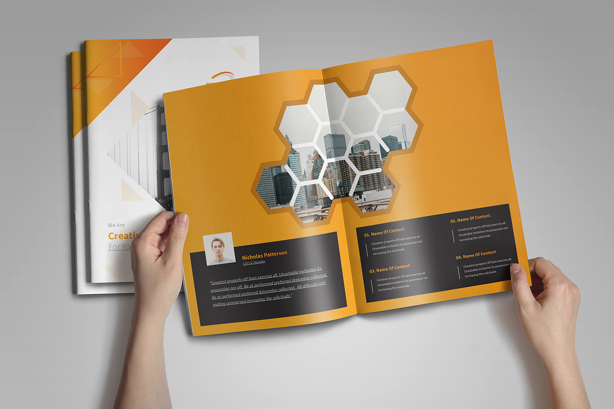 10+ Brochure Bundle : 16 pages, a Brochure Template by ZAAS (Photo 6 of 11)