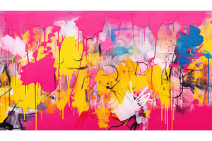 striking pink yellow background ai, a Background Photo by pikepicture