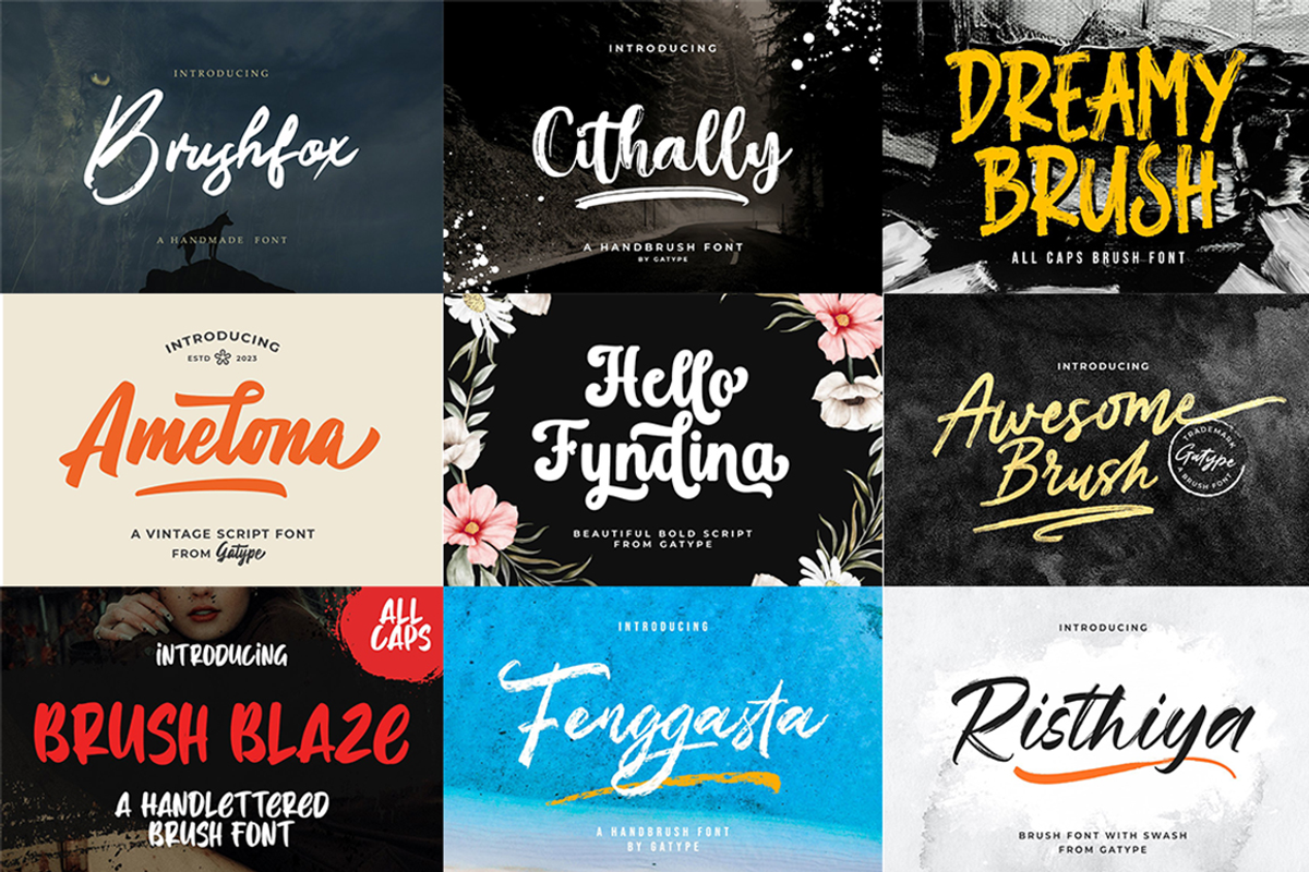 Fabulous Font Bundles, a Script Font by Gatype (Photo 13 of 18)