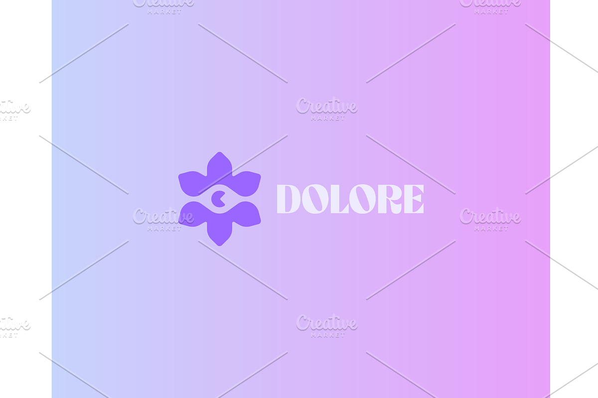 An eye in flower logo.