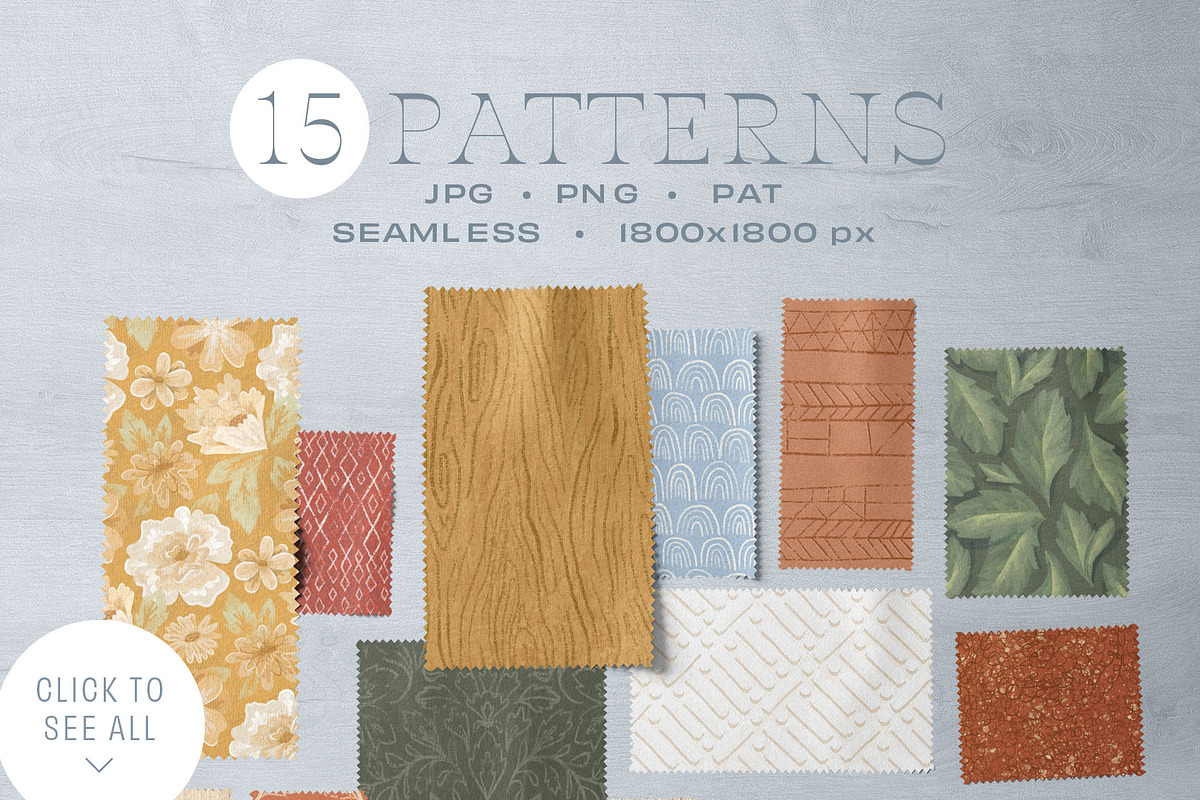 Terracotta Handmade Patterns, a Pattern Graphic by Anugraha Design (Photo 7 of 7)