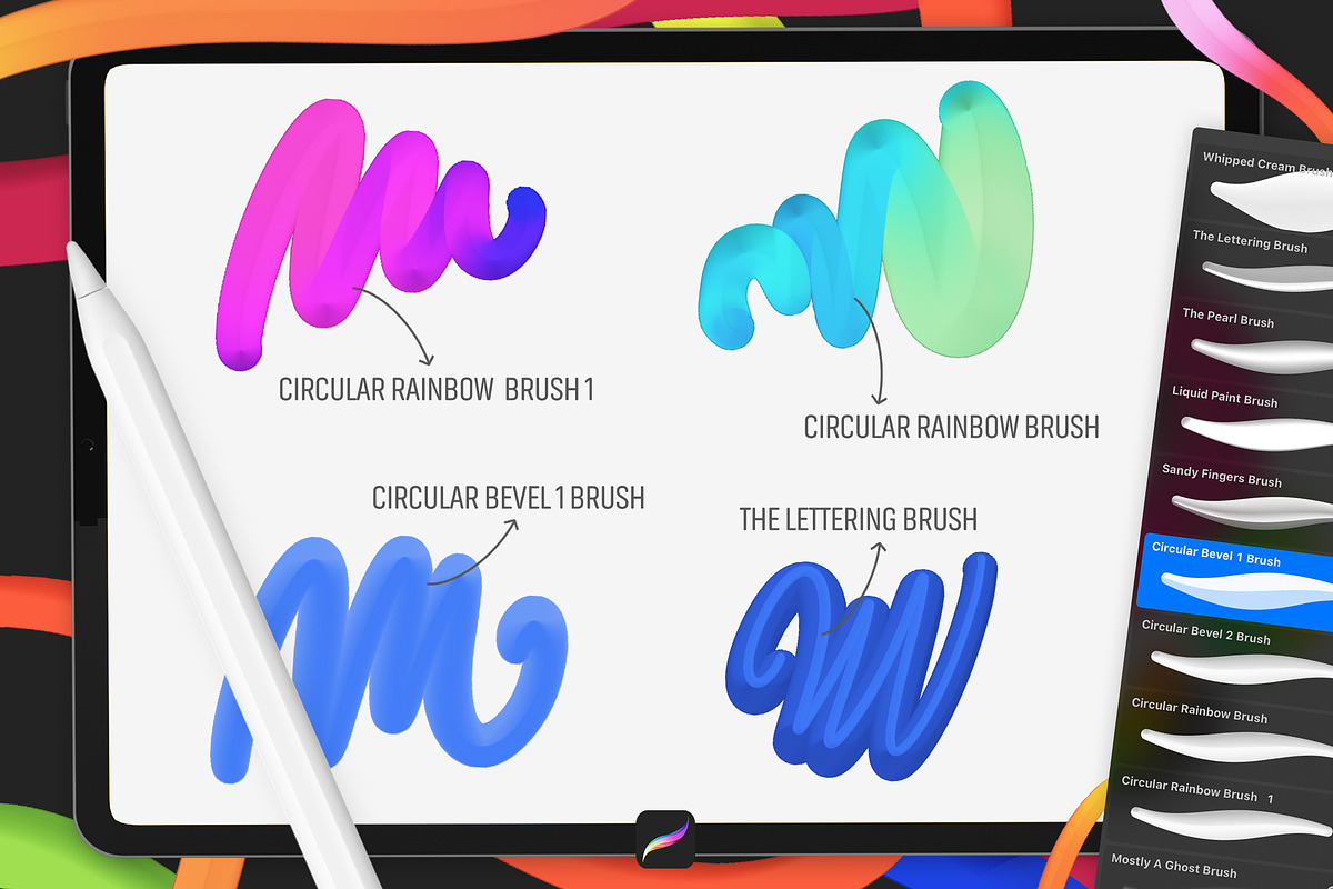 3D Brushes: Procreate, a Brush Add-On by Leonard Posavec (Photo 3 of 6)