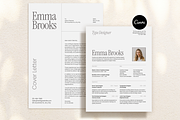 Gray Modern Minimalist CV Resume, a Resume Template by Creatif Foundry (Thumbnail 1 of 7)