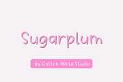 Sugarplum, a Handwritten Font by Sofia Skoog (Thumbnail 1 of 10)