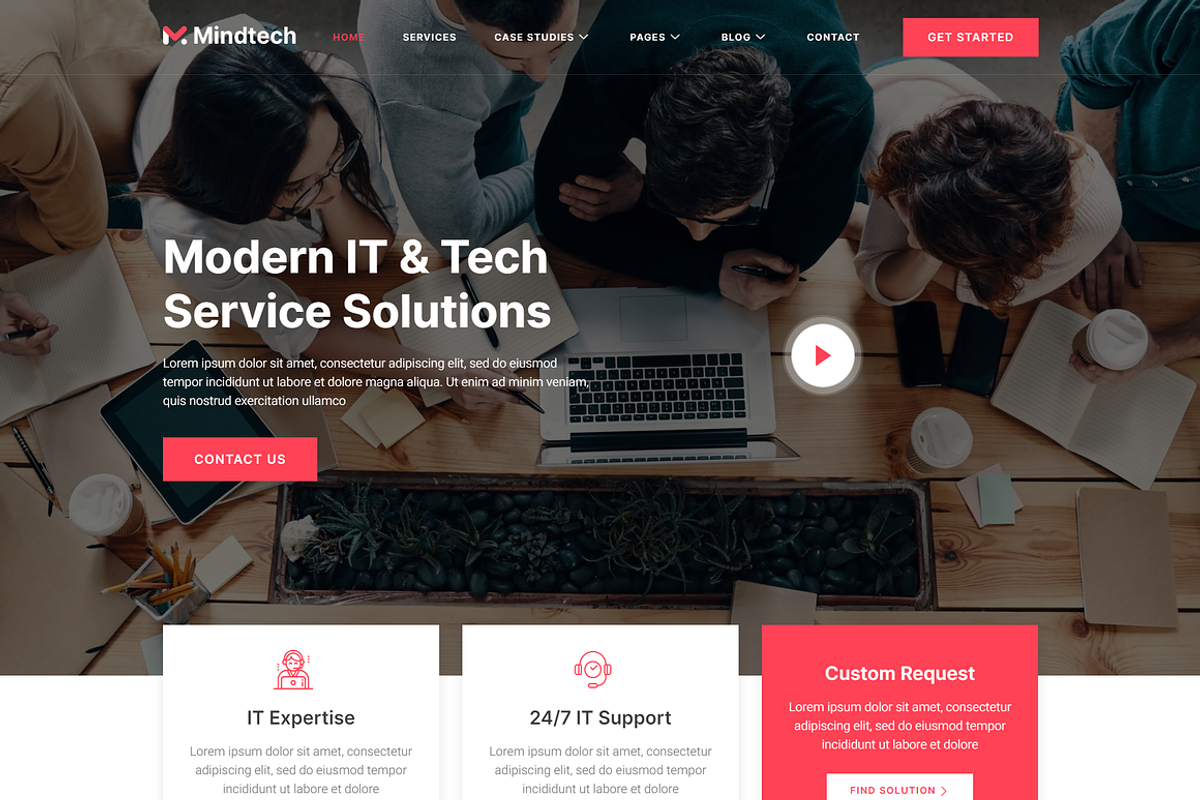 IT Solution Services Elementor Kit, a Landing Page Template by Shasha (Photo 2 of 14)