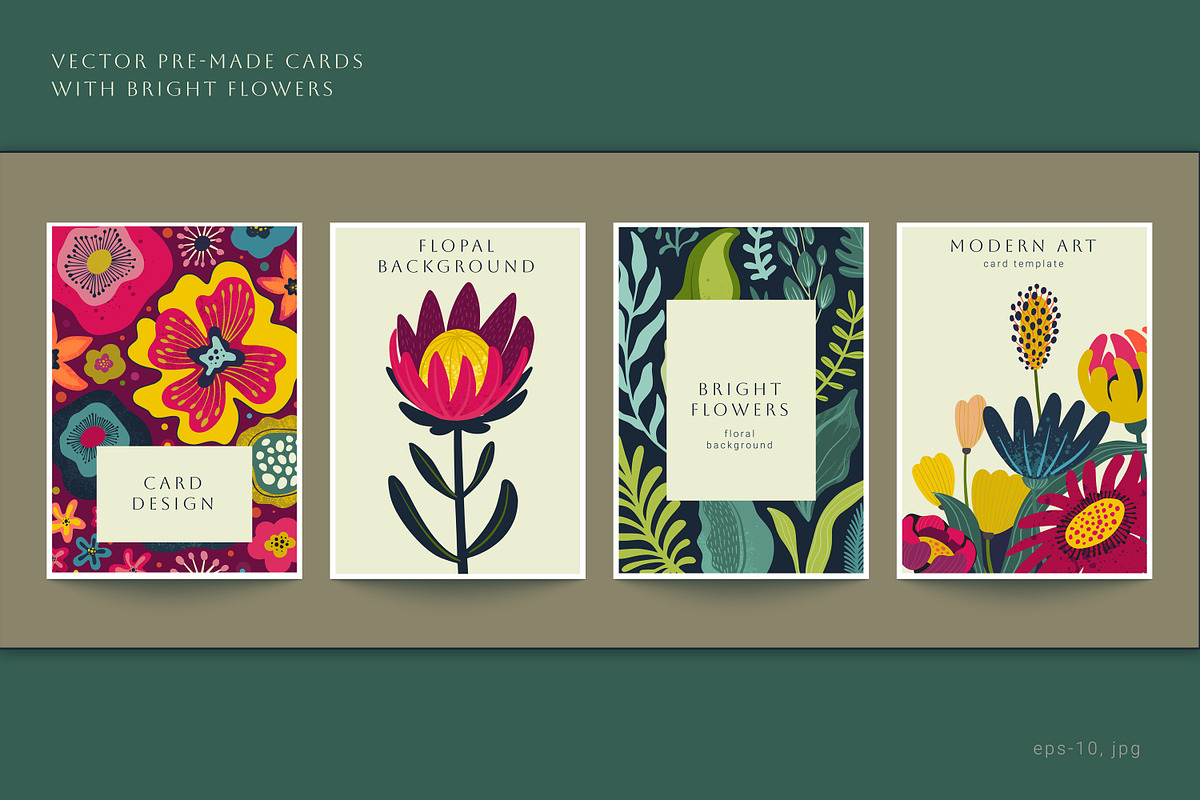 Bright Blossom Vector Collection, a Pattern Graphic by Molly art (Photo 3 of 14)