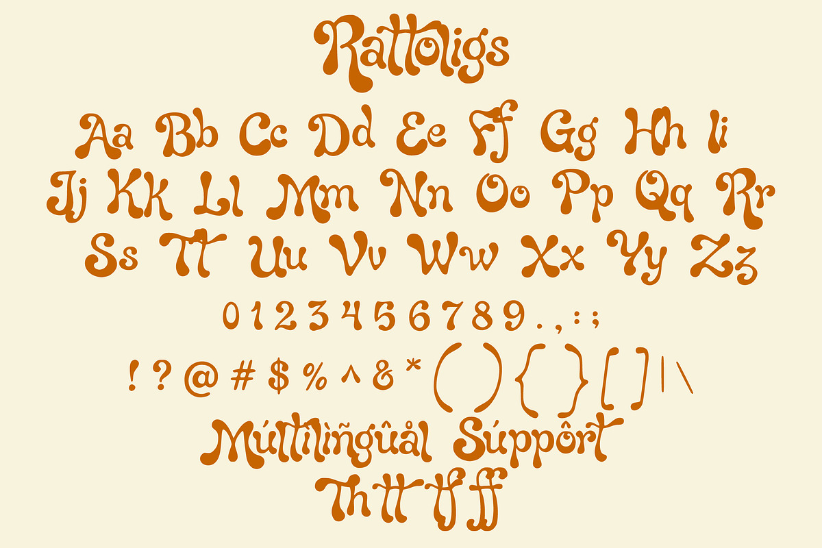 Rattoligs - Retro Dsiplay Font, a Serif Font by NuType (Photo 3 of 10)