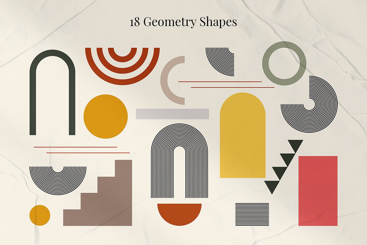 Abstract Mid Century Modern BUNDLE, an Object Graphic by Creativemaker (Photo 22 of 26)