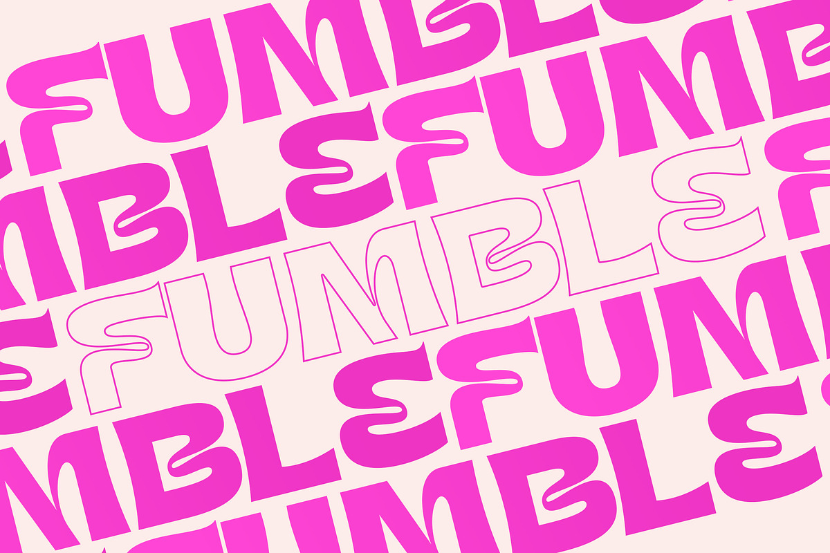 Fumble Sans Font, a Sans Serif Font by Salt & Pepper Designs (Photo 5 of 9)