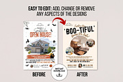 Real Estate Open House Halloween, a Flyer Template by CreativeVinesStore (Thumbnail 2 of 6)