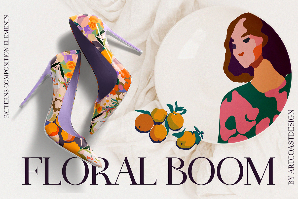 Floral Boom || Posters Affirmations, a Pattern Graphic by nadispasibenko (Photo 7 of 13)