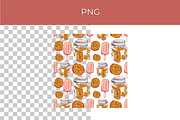 Sweet Summer Treats Patterns, a Graphic by InkyQueenArt (Thumbnail 3 of 4)