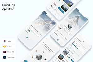 Hiking Trip App UI Kit