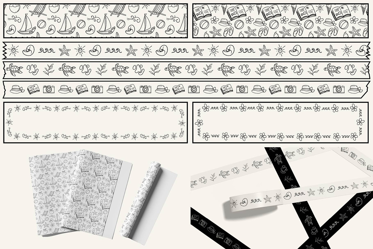Tropical Doodle - Hand-Drawn Set, a Seasonal Illustration by Invisual Studio (Photo 12 of 13)