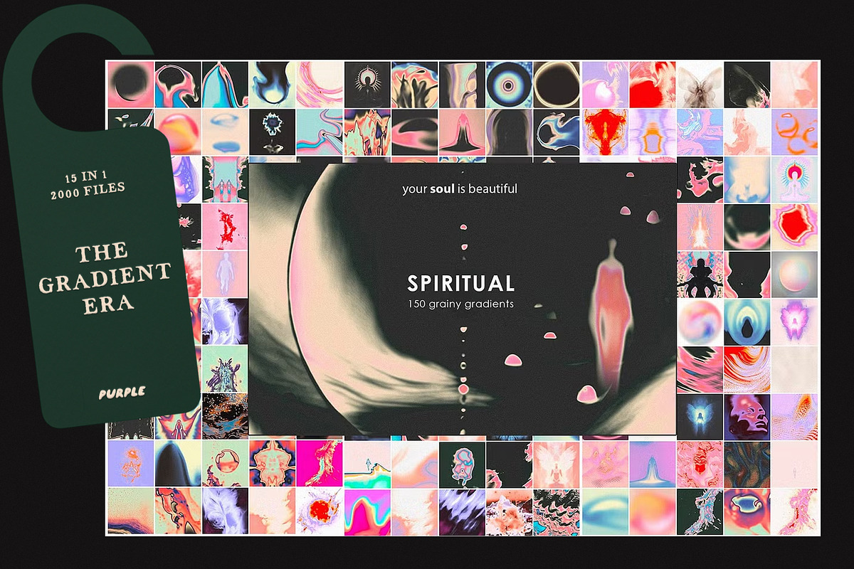 15 in 1: THE GRADIENT ERA, a Background Graphic by Purple (Photo 15 of 16)