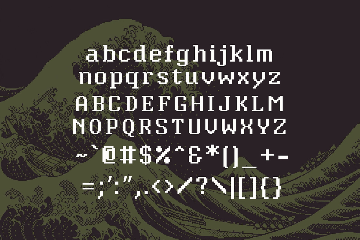 Module 24 - 8Bit Tech Font, a Sans Serif Font by HipFonts (Photo 2 of 10)