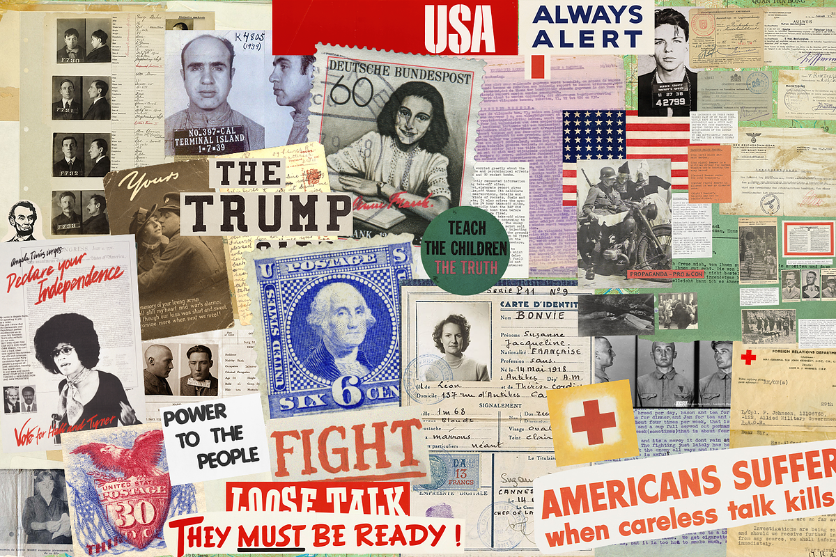Vintage Wars/Political Ephemera, an Object Graphic by Lilithcollageart (Photo 1 of 10)
