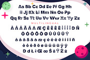 Space Quest - Kids Space Font, a Symbol Font by LoneArmy (Thumbnail 5 of 6)