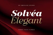 Solvéa – Serif Font Family