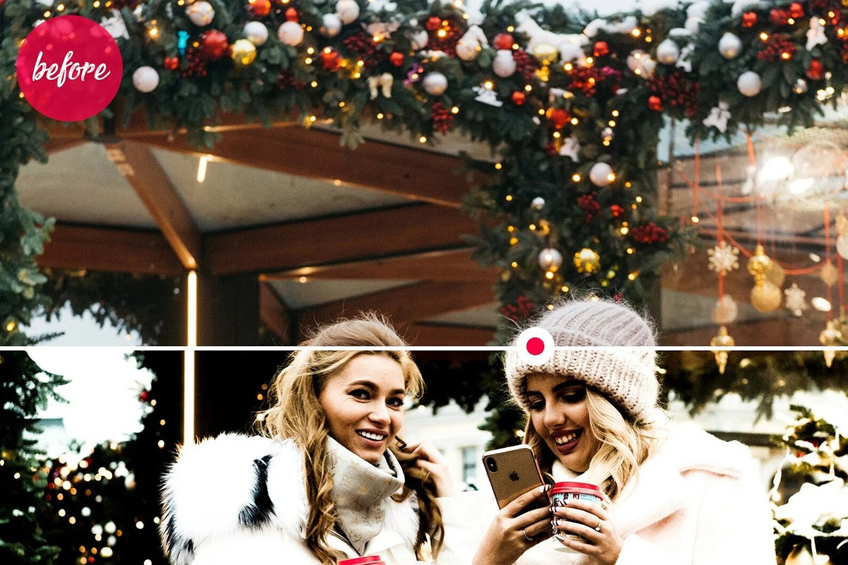 10 Christmas Mobile Lightroom Preset, a Preset Add-On by LucaTheme (Photo 9 of 9)