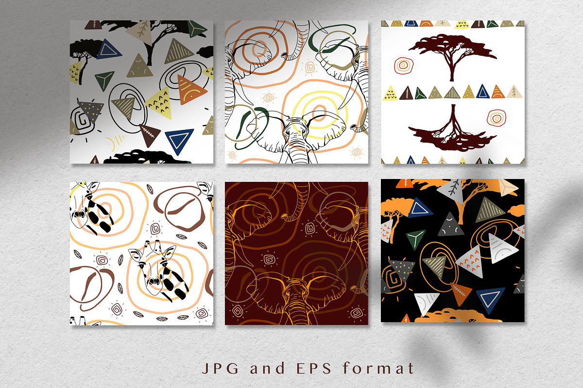 African animals. Line art collection, an Object Graphic by Vera●Suleimanova (Photo 3 of 16)